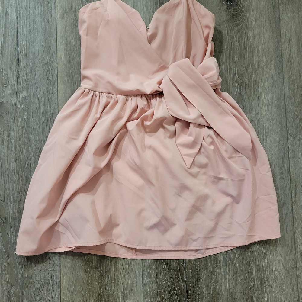 Short pink dress